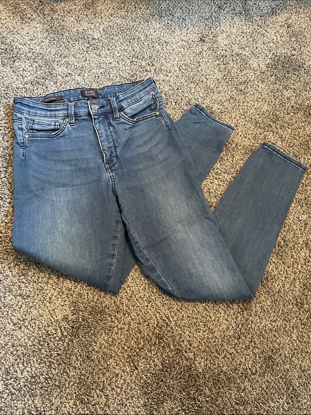 NYDJ Women's Medium Blue Skinny Jeans